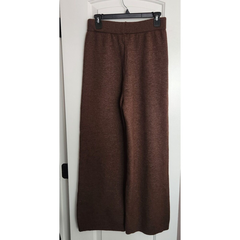 Commense Womens Turtleneck Knit Two Piece Set Loungewear Oversized Brown Medium - Picture 7 of 13